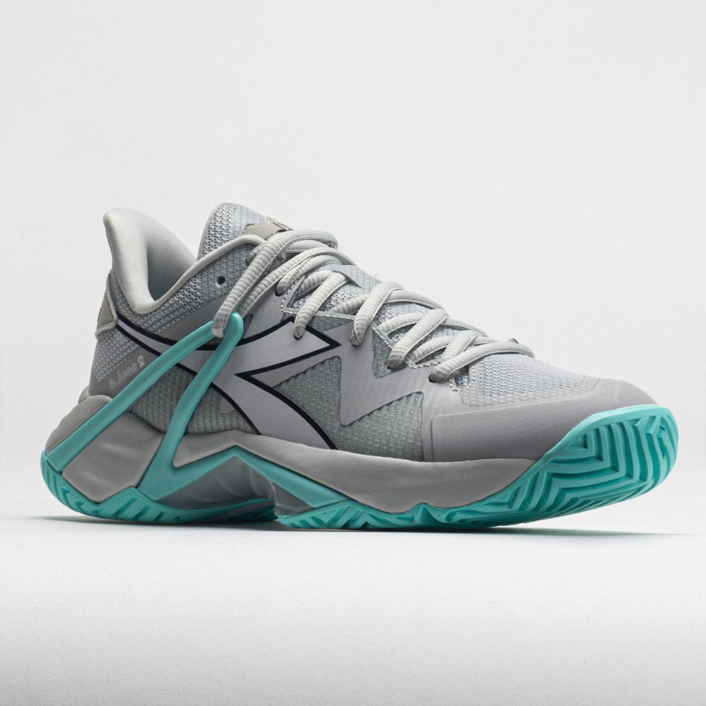 Diadora B.Icon 2 AG Women's  Silver DD/Black/Aruba Blue