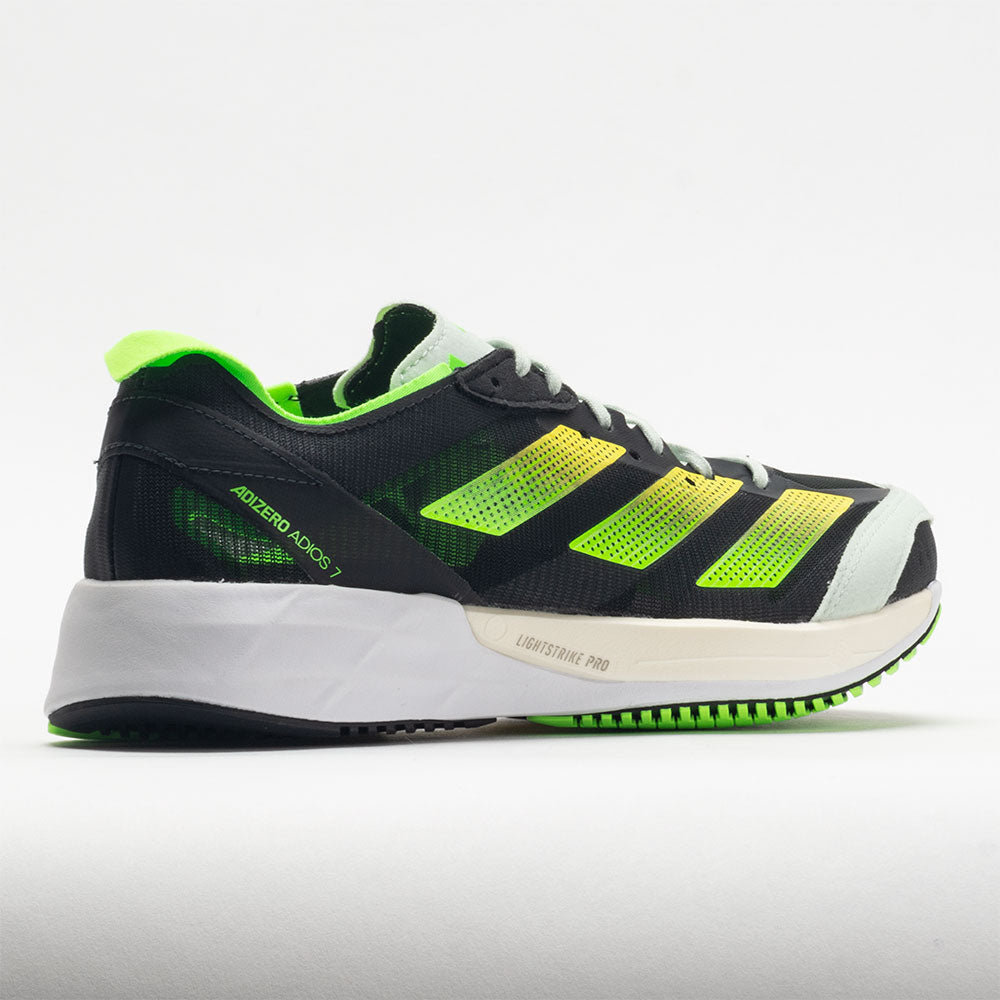 adidas adizero Adios 7 Women's  Core Black/Beam Yellow/Solar Green