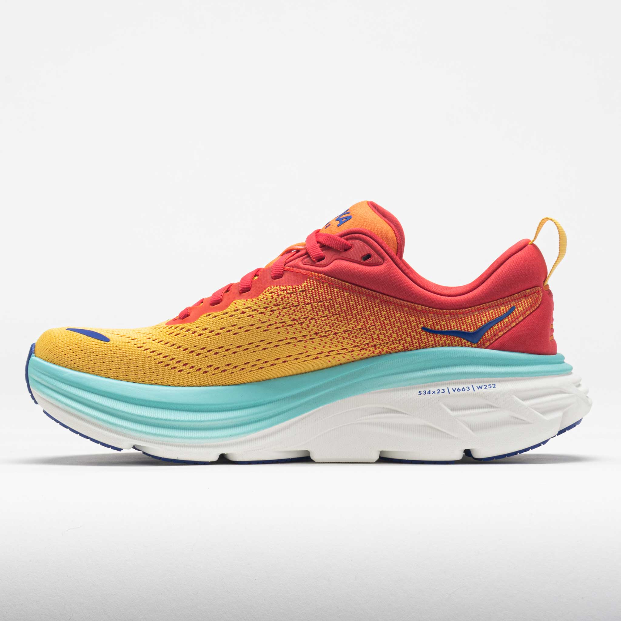 HOKA Bondi 8 Men's  Cerise/Cloudless
