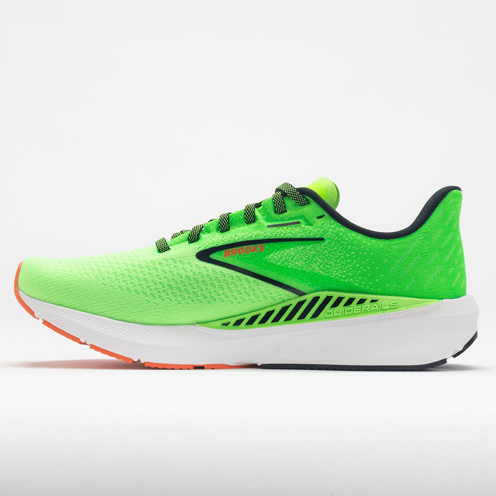 Brooks Launch GTS 10 Men's  Green Gecko/Red Orange/White