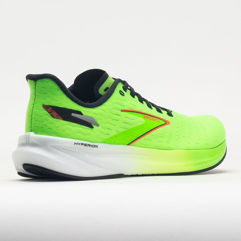 Brooks Hyperion Men's  Green Gecko/Red Orange/White