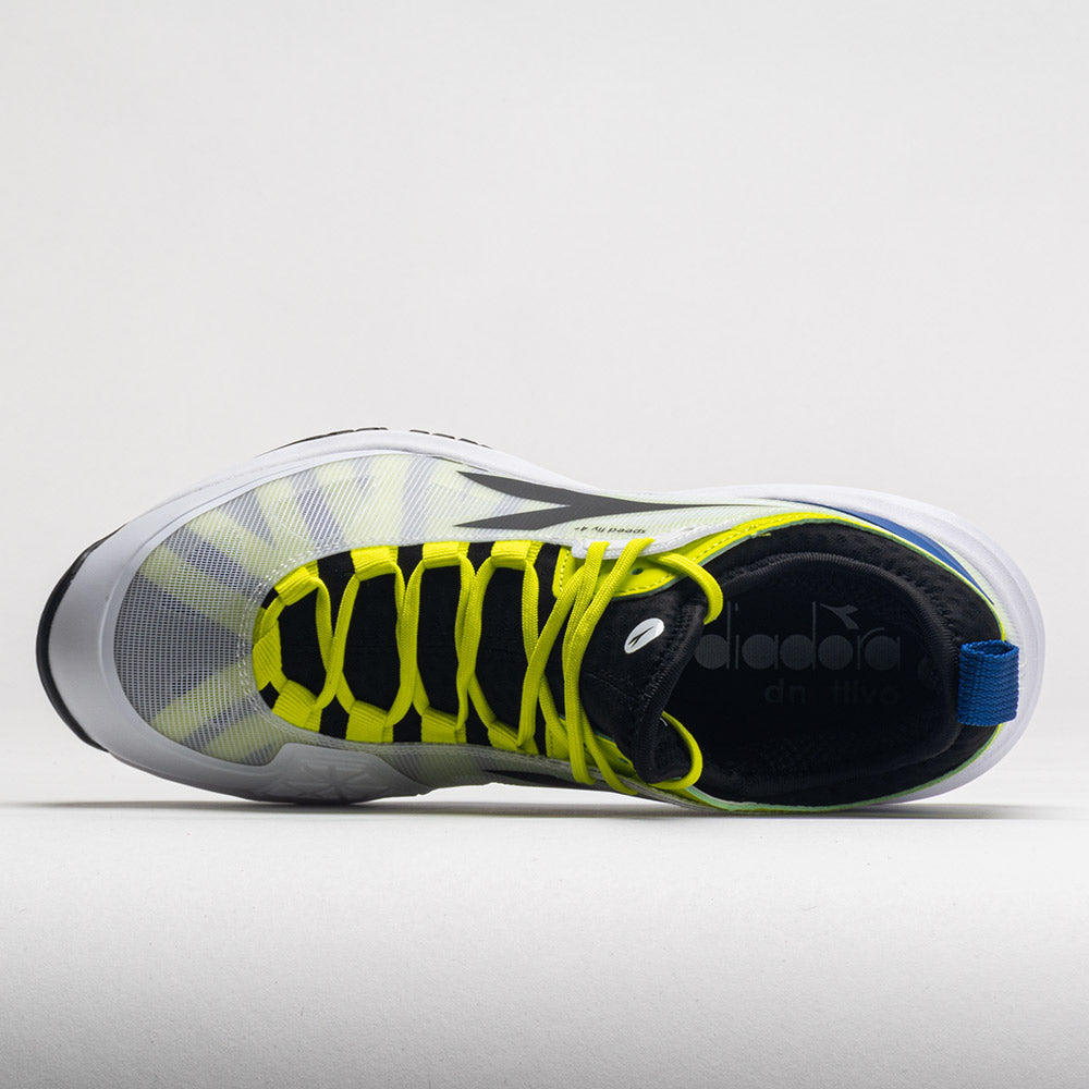 Diadora Speed Blushield Fly 4+ AG Men's  White/Black/Deja Vu Blue