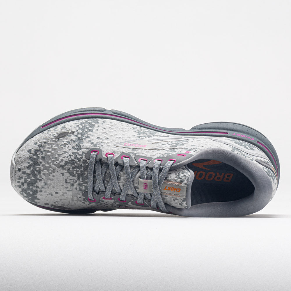 Brooks Ghost 15 Women's  White/Oyster/Oriole